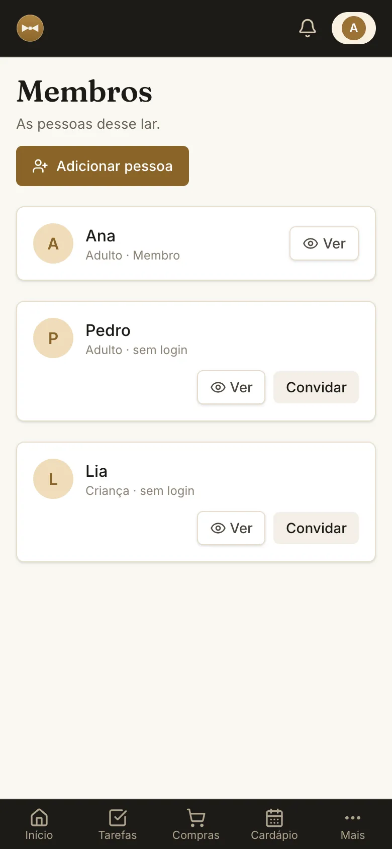 Pessoas que dividem a casa no Hi, Alf!